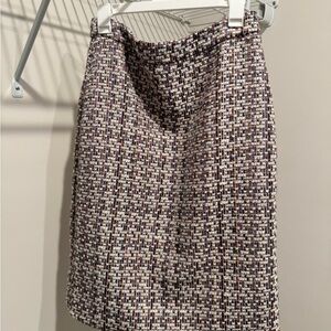 Gracia Multicolor Tweed Pencil Skirt